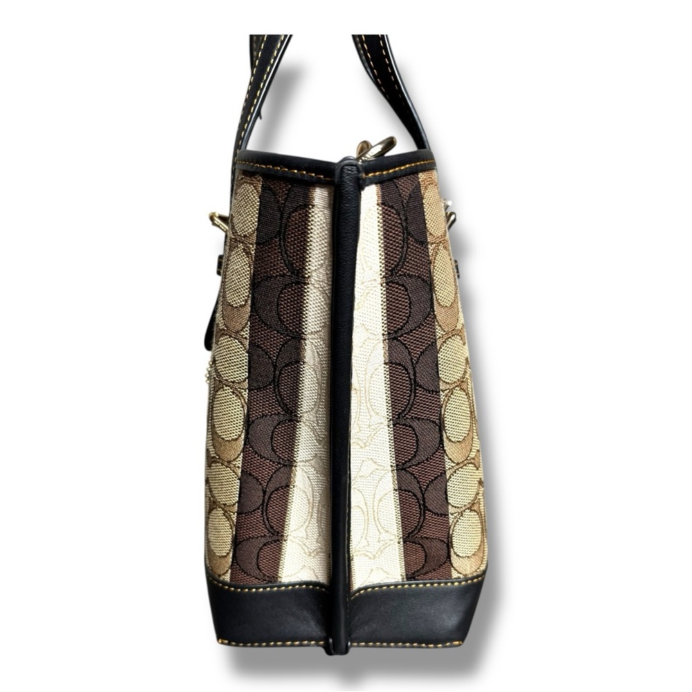 Coach Mollie Tote 25 in Signature Jacquard - Picture 7 of 15